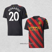 Camiseta Segunda Manchester City Jugador Bernardo 2022-2023