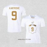 Camiseta Segunda Serbia Jugador A.Mitrovic 2022