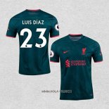 Camiseta Tercera Liverpool Jugador Luis Diaz 2022-2023