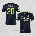 Camiseta Tercera Real Madrid Jugador Vini JR. 2022-2023
