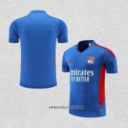 Camiseta de Entrenamiento Lyon 2022-2023 Azul