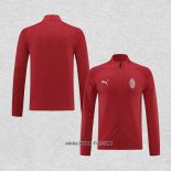 Chaqueta del AC Milan 2023-2024 Rojo Oscuro