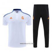 Conjunto Polo del Real Madrid 2022-2023 Blanco y Azul