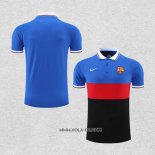 Camiseta Polo del Barcelona 2022-2023 Azul Rojo Negro