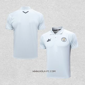 Camiseta Polo del Manchester City 2023-2024 Gris