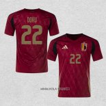 Camiseta Primera Belgica Jugador Doku 2024