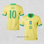 Camiseta Primera Brasil Jugador Pele 2024