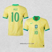 Camiseta Primera Brasil Jugador Pele 2024