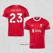 Camiseta Primera Liverpool Jugador Luis Diaz 2023-2024