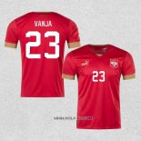 Camiseta Primera Serbia Jugador Vanja 2022