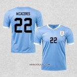 Camiseta Primera Uruguay Jugador M.Caceres 2022