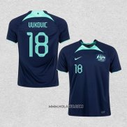 Camiseta Segunda Australia Jugador Vukovic 2022