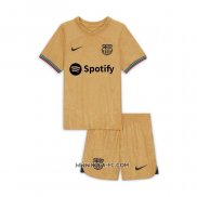 Camiseta Segunda Barcelona 2022-2023 Nino