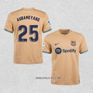 Camiseta Segunda Barcelona Jugador Aubameyang 2022-2023