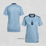 Camiseta Segunda Espana Euro 2022 Mujer