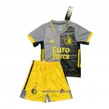Camiseta Segunda Feyenoord 2021-2022 Nino Gris