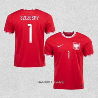 Camiseta Segunda Polonia Jugador Szczesny 2022