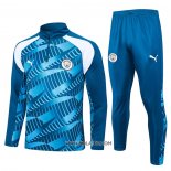 Chandal de Sudadera del Manchester City 2023-2024 Nino Azul