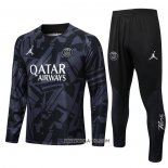 Chandal de Sudadera del Paris Saint-Germain 2022 Gris