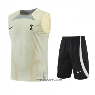 Chandal del Tottenham Hotspur 2022-2023 Sin Mangas Amarillo