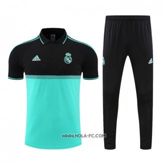 Conjunto Polo del Real Madrid 2022-2023 Negro y Verde